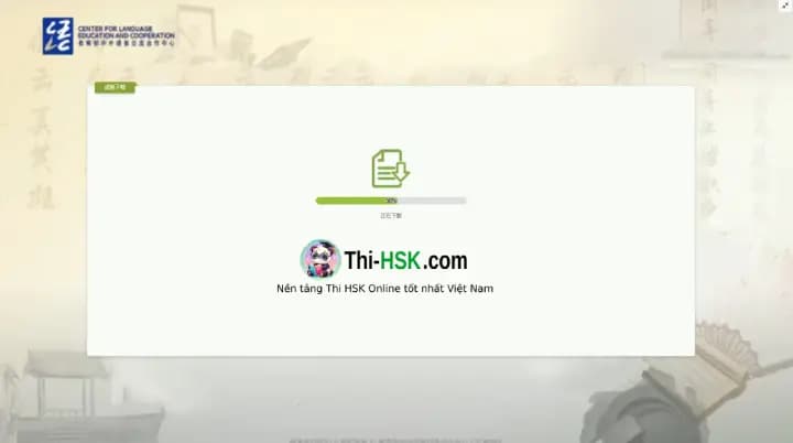 Mô phỏng tải đề thi HSK Online